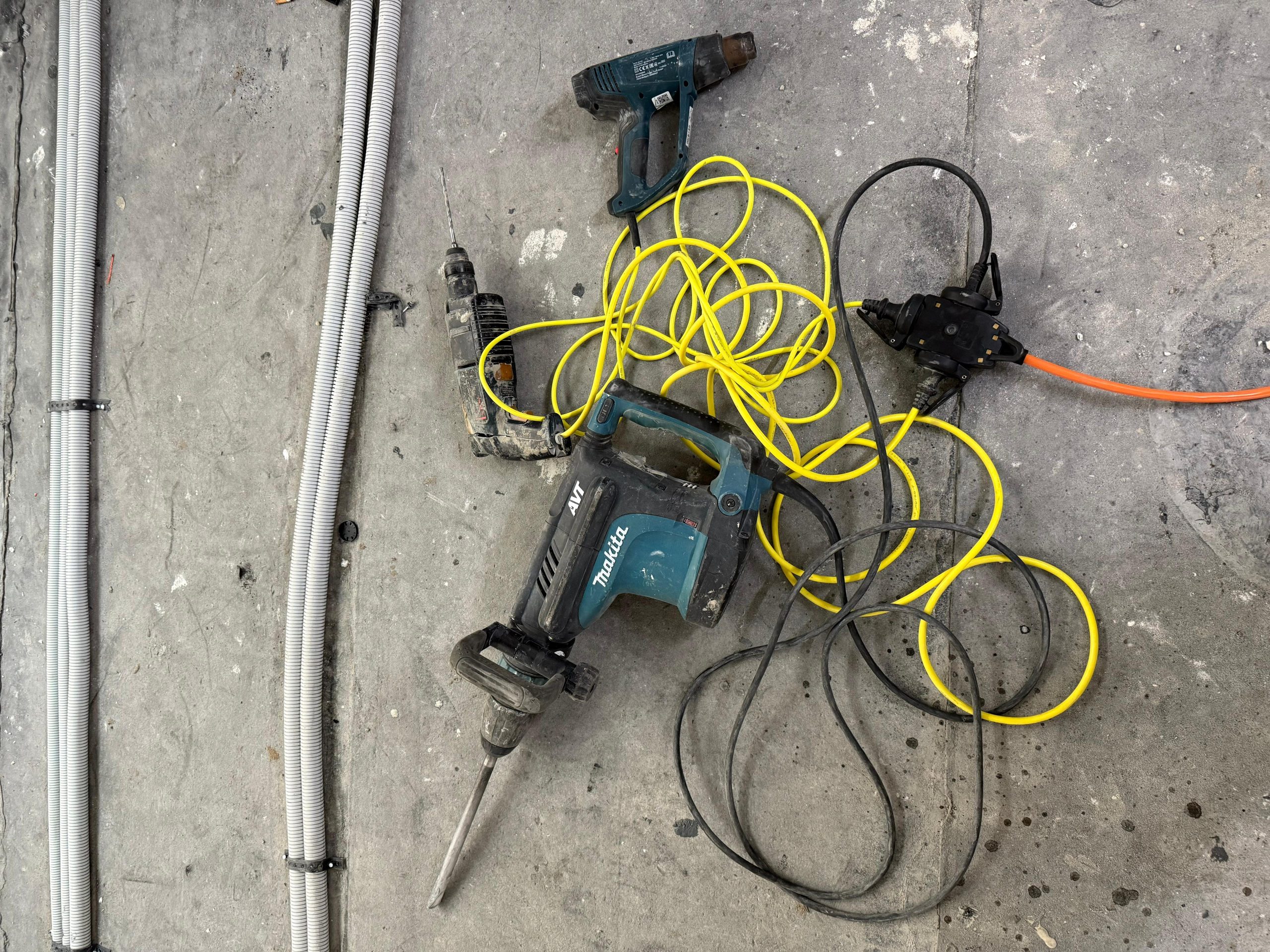 H05BQ-F H07BQ-F Leitung Baustelle Textaufdruck