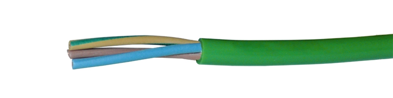 Aufbau der H07BQ-F 3G1,5 Leitung