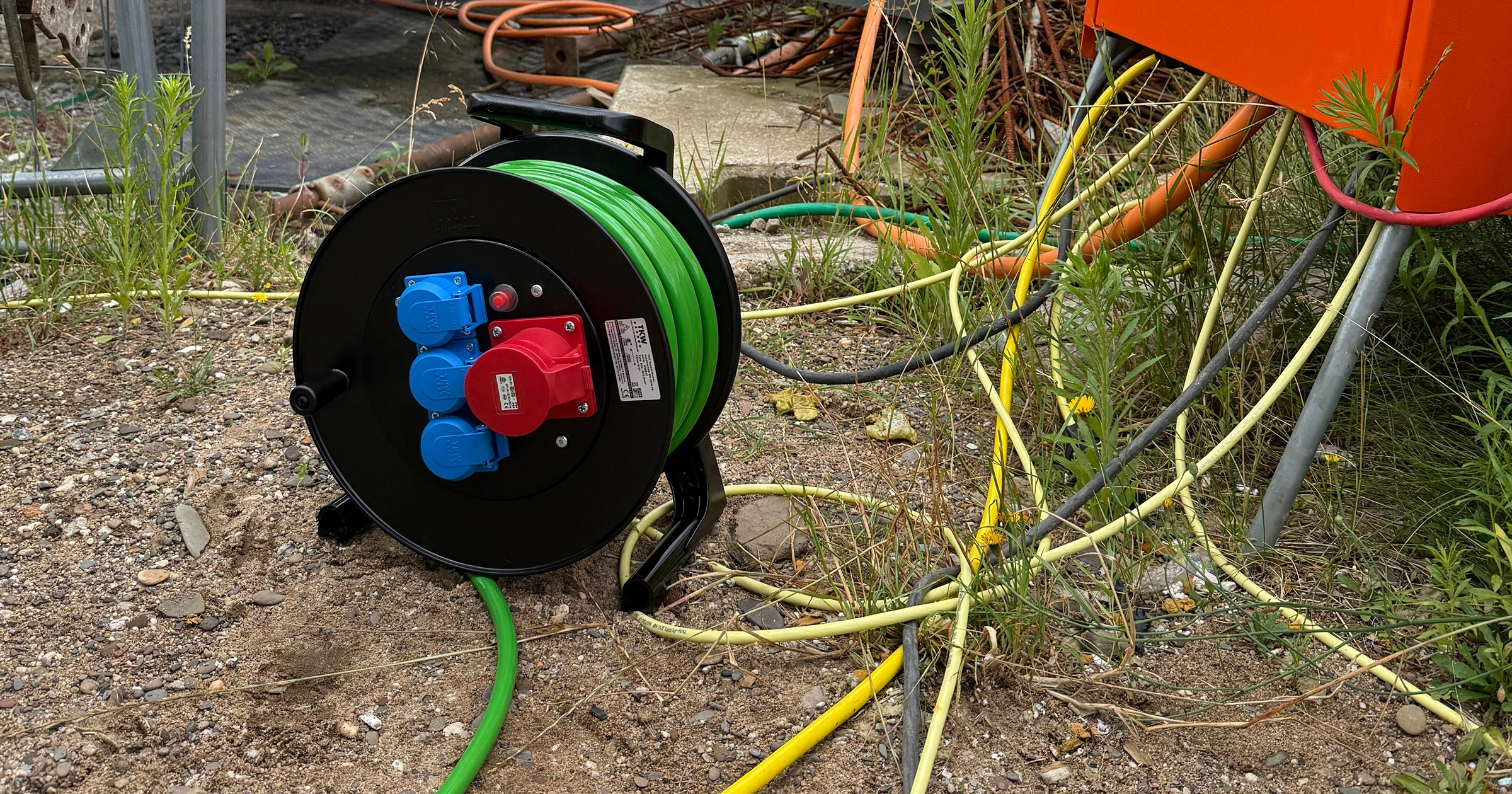 Kabel Baustelle: robuste PUR-Leitungen