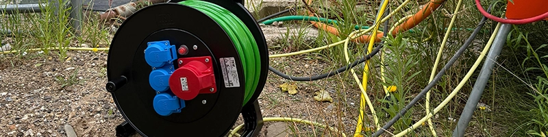 Kabel Baustelle: robuste PUR-Leitungen